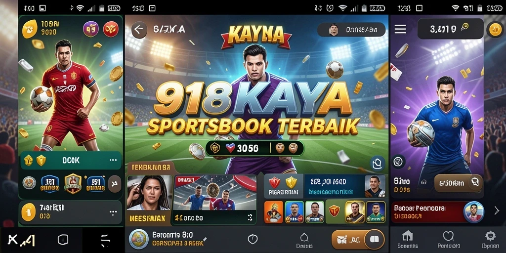 Screenshot gameplay 918KAYA menampilkan taruhan olahraga yang seru.