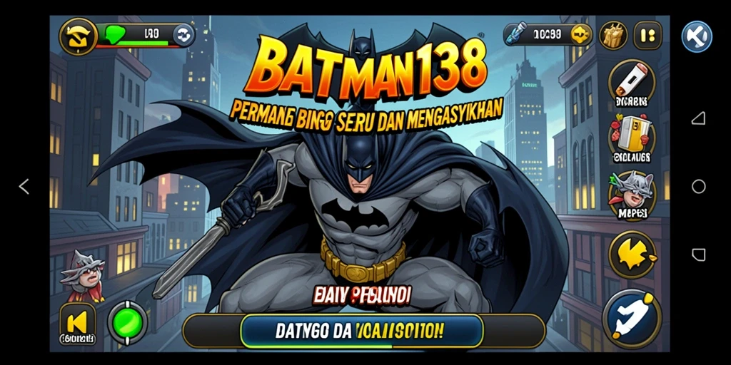 Screenshot utama gameplay menampilkan suasana seru permainan Bingo di BATMAN138.