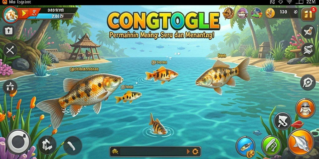 Gameplay seru memancing ikan dengan <strong>CONGTOGEL</strong>.