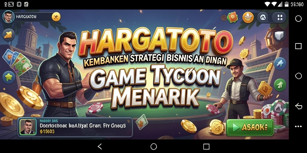 Tampilan gameplay HARGATOTO yang seru dan interaktif.