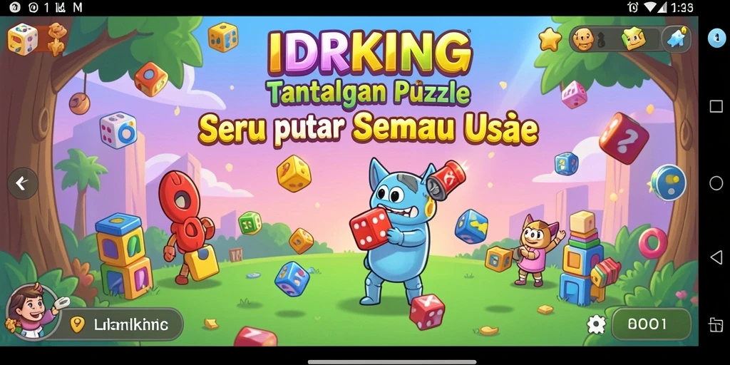 Tampilan gameplay seru dan menantang dari IDRKING.