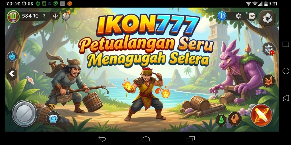 Tampilan gameplay IKON777 yang penuh tantangan dan keseruan.