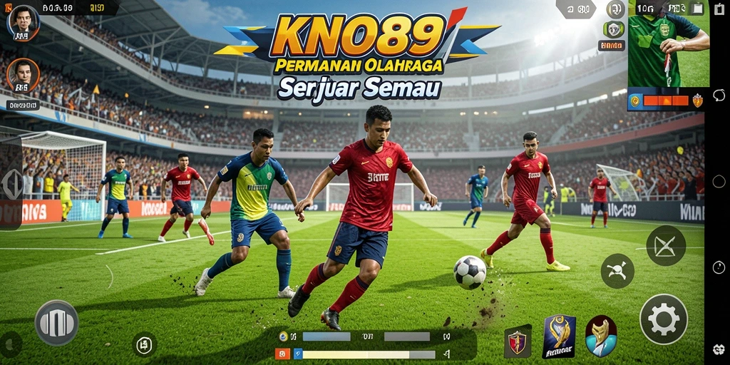 Tampilan gameplay KNO89 yang seru dan penuh aksi olahraga.