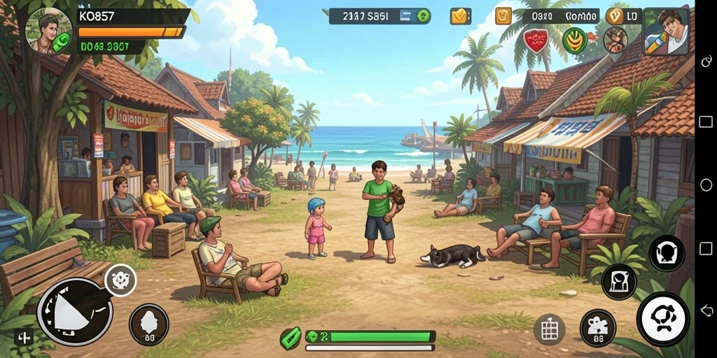 Tampilan menarik dan seru dari gameplay KO857 saat dimainkan.