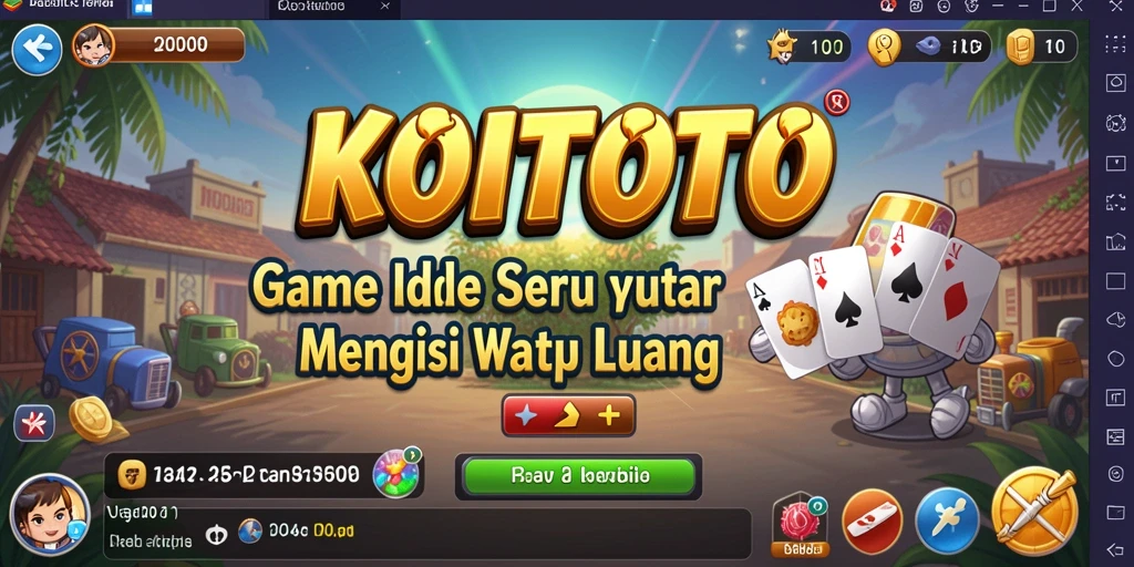 Tampilan gameplay KOITOTO yang menarik dan penuh warna.