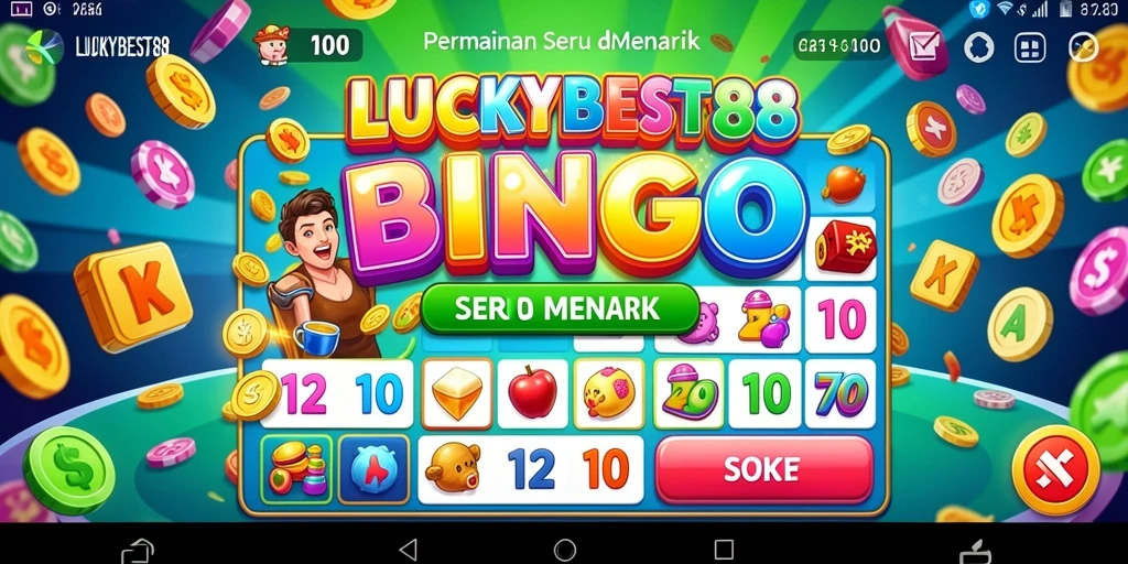 Tampilan gameplay seru dalam LUCKYBEST88 yang penuh warna.