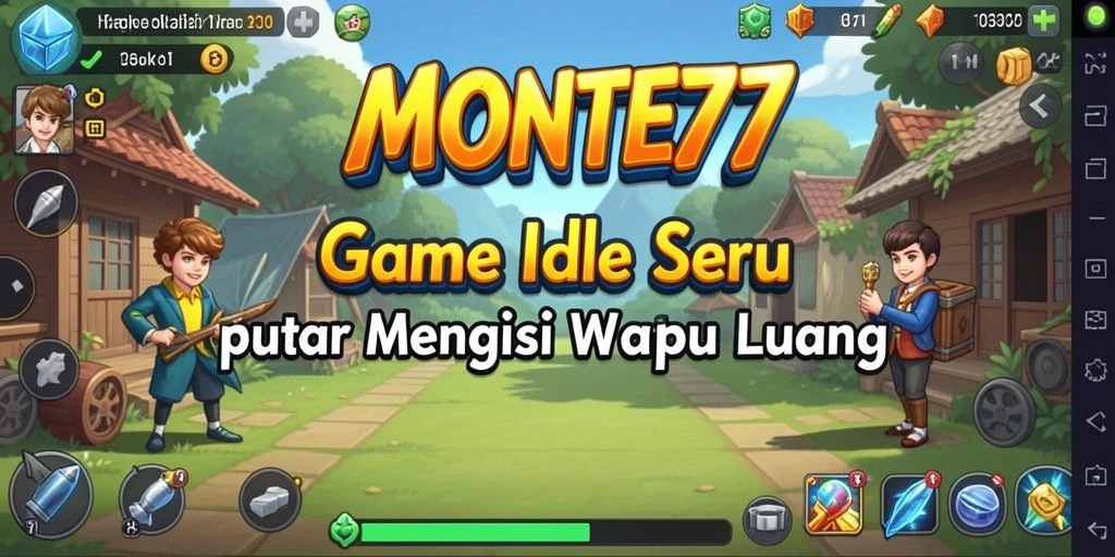 Tangkapan layar gameplay MONTE77 yang menunjukkan momen seru dalam permainan Idle.