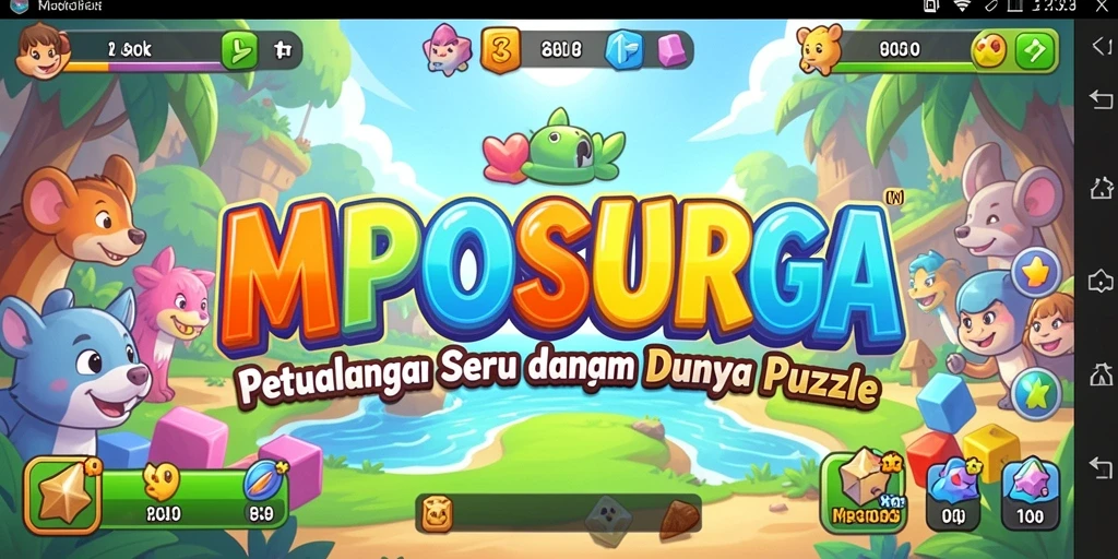 Tangkapan layar gameplay MPOSURGA dengan teka-teki menarik.