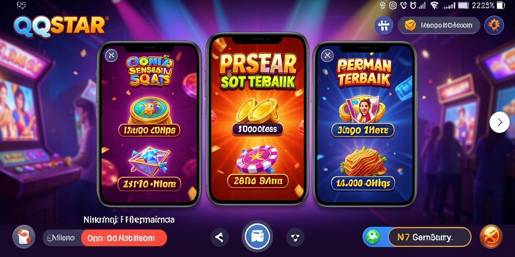 Gameplay seru dan grafis menawan dalam QQSTAR.