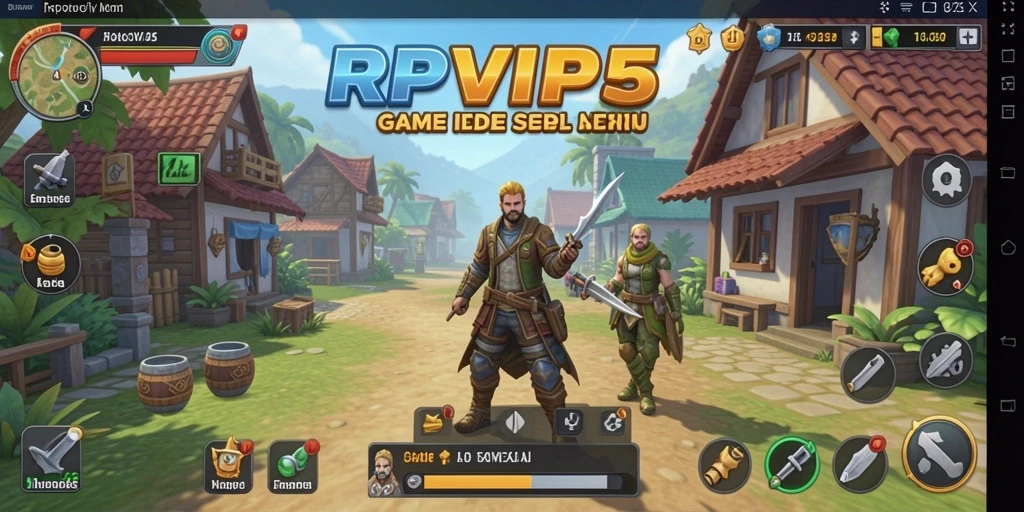 Gameplay RPVIP5 yang menawan dan santai, cocok untuk pencinta game Idle.